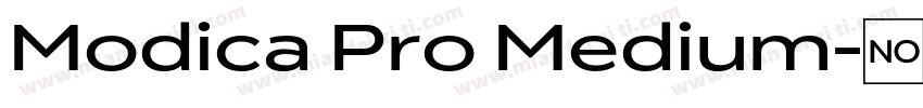 Modica Pro Medium字体转换